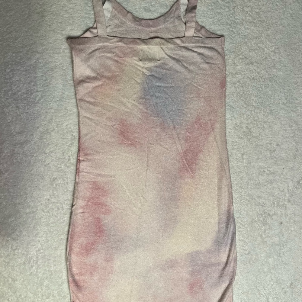 Princess Polly Pastel Tie-Dye Tank Mini Dress - Pink, Cream, Blue - Picture 3 of 3